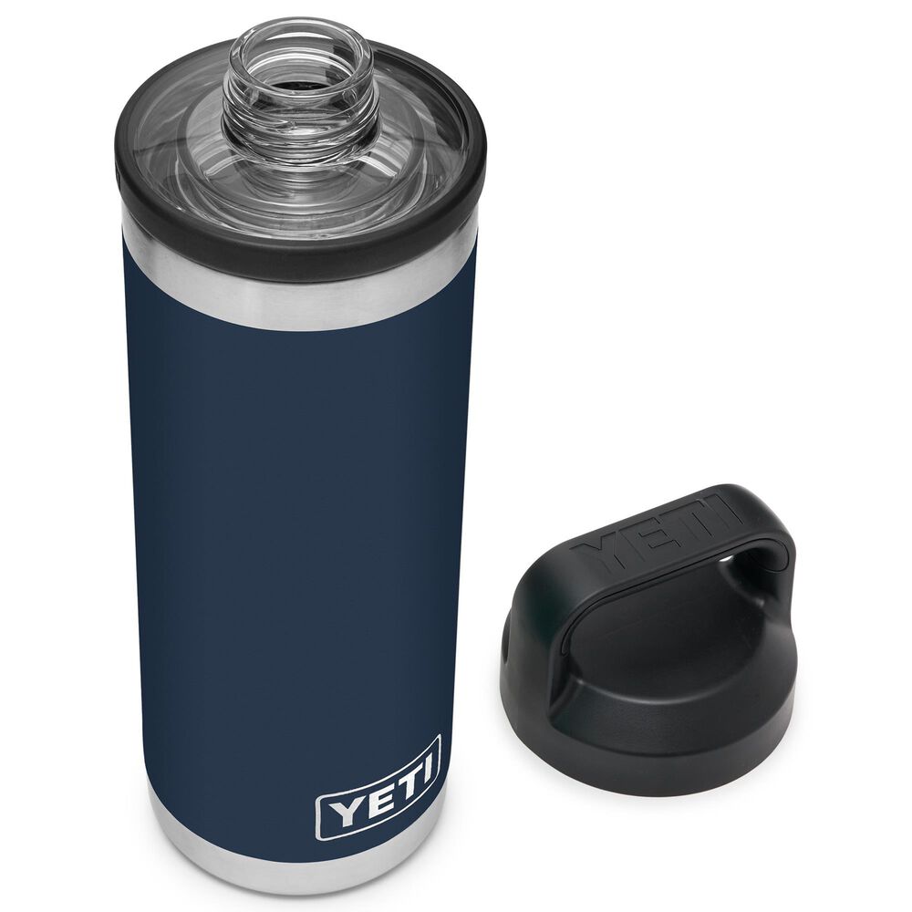 YETI Rambler 18 Oz Water Bottle with Chung Cap in Navy, , large