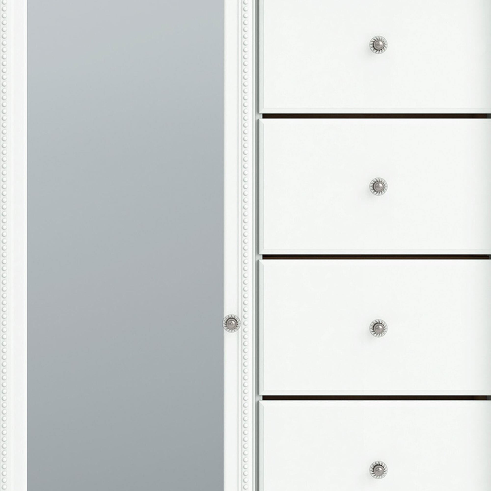 Ashley Kozlani 5-Drawer Dressing Chest in White