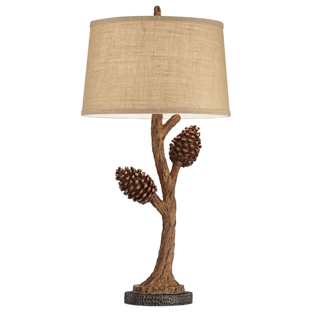Pacific Coast Lighting Pine Tree Table Lamp in Brown, , large