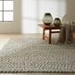 Nourison Riverstone Grey and Ivory 5"3" x 7"5" Area Rug, , large