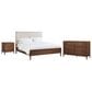 Riva Ridge Jasper 3 Piece Queen Upholstered Panel Bedroom Set in Modern Walnut, , large