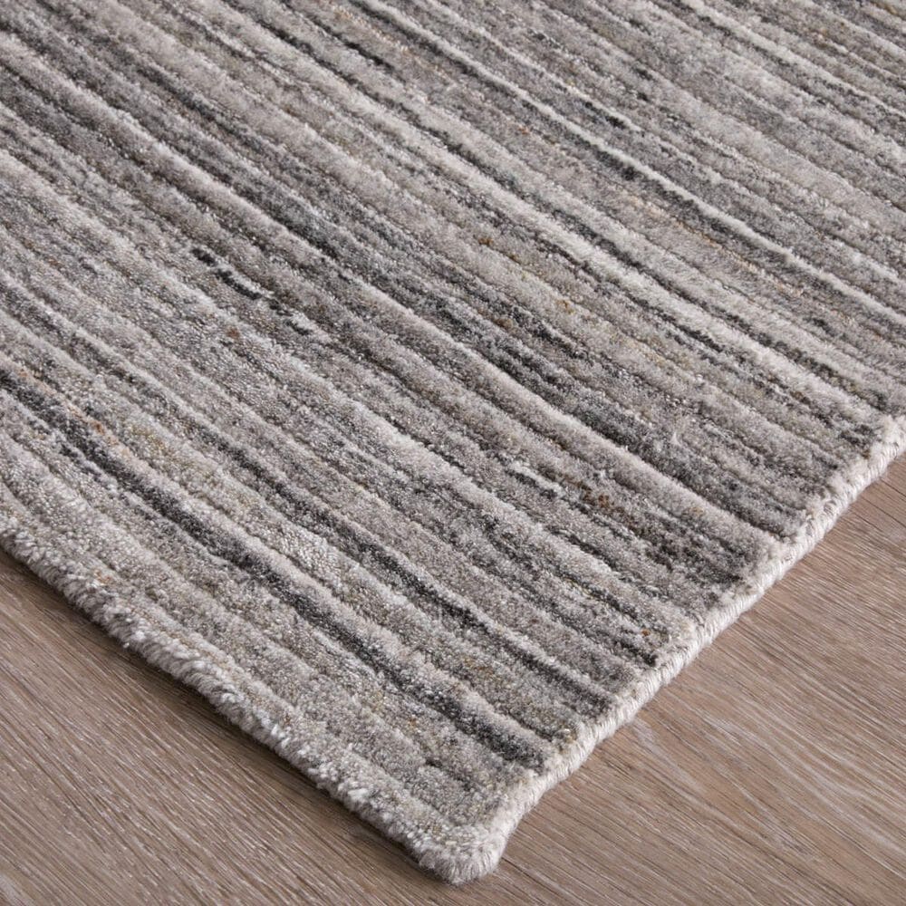 Feizy Lakewood Gray 2' x 3' Area Rug, , large