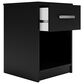 Ashley Finch 1-Drawer Nightstand in Matte Black, , large
