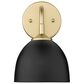 Golden Lighting Zoey Wall Sconce in Olympic Gold, , large