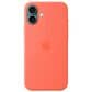 Apple Silicone Case with MagSafe for iPhone 16 Plus in Tangerine, , large
