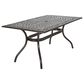 Hearth and Haven Phoenix Outdoor Rectangular Dining Table in Bronze - Table Only, , large
