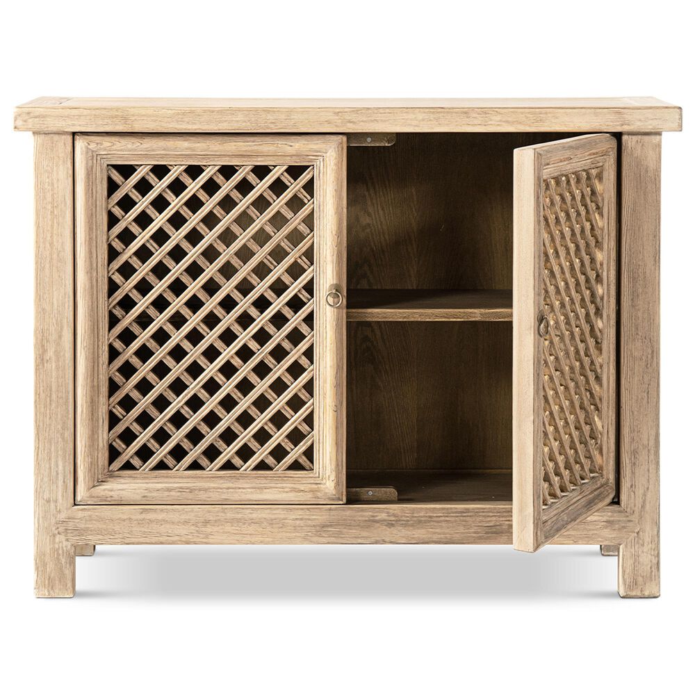 Jennifer Taylor Home Arden 51" 2-Door Accent Storage Cabinet in Heritage Light Natural Brown, , large