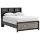 Ashley Broachmyn 4 Piece Full Bookcase Bed Set in  Black and Gray, , large