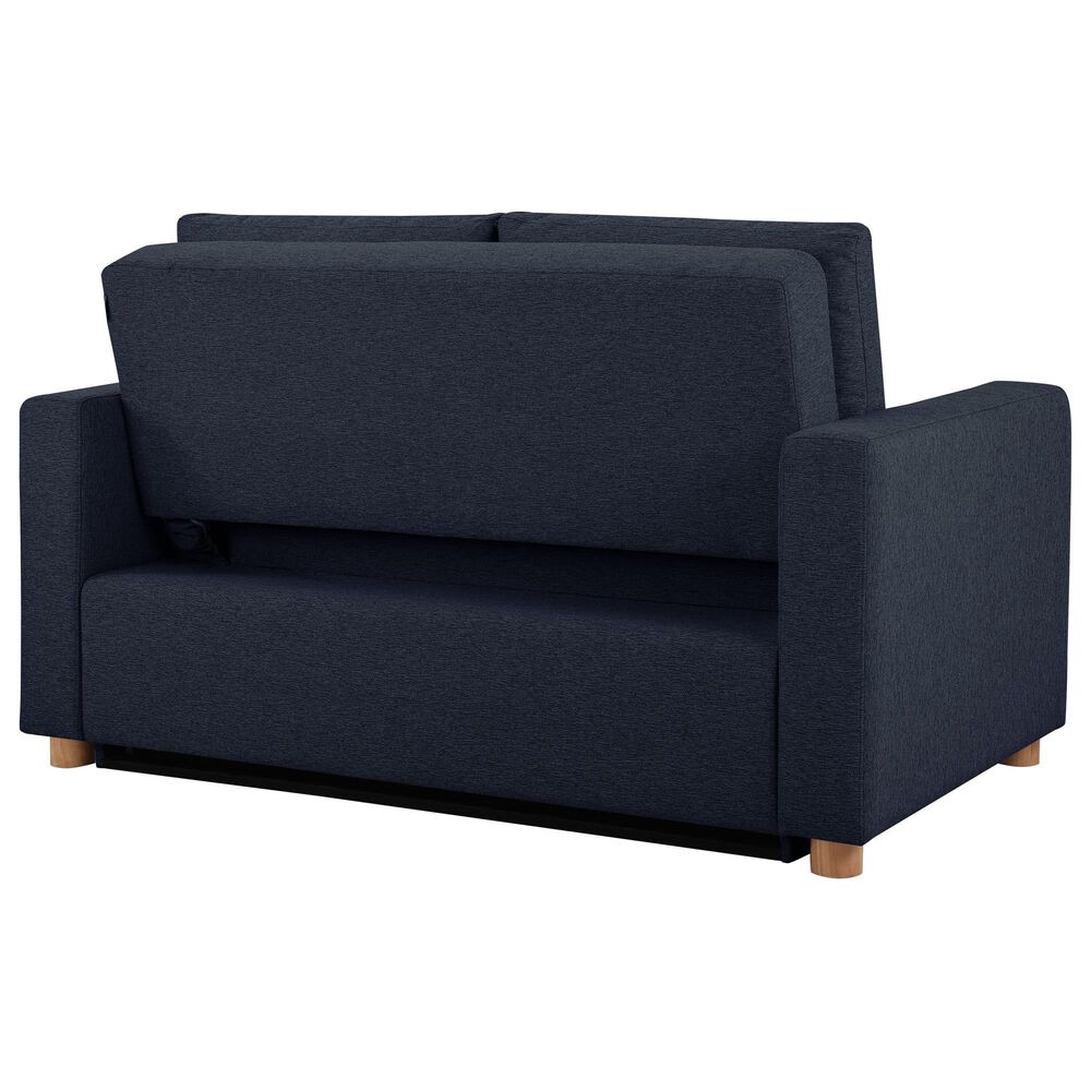 Lifestyle Solutions Tyler Convertible Sofa in Navy Blue, , large