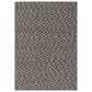 Radici USA Bellissima 010 8" x 10" Charcoal Area Rug, , large