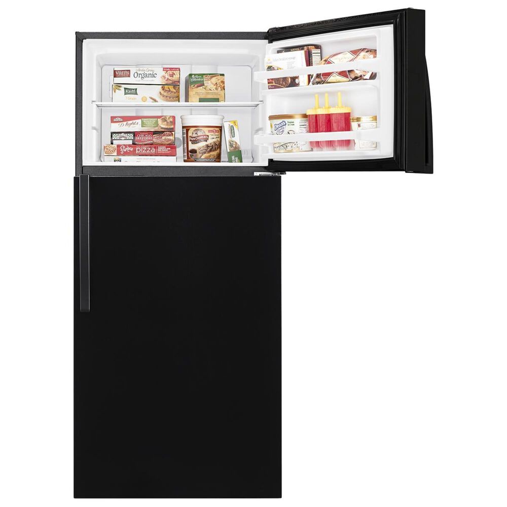Whirlpool 14.3 Cu. Ft. Top Freezer Refrigerator in Black, , large