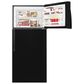 Whirlpool 14.3 Cu. Ft. Top Freezer Refrigerator in Black, , large