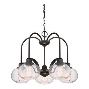 Quoizel Trilogy 5 Light Dinette Chandelier in Old Bronze, , large