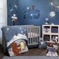 Lambs and Ivy Star Wars Millennium Falcon 3-Piece Baby Crib Bedding Set in Brown, Yellow, Blue and Gray, , large