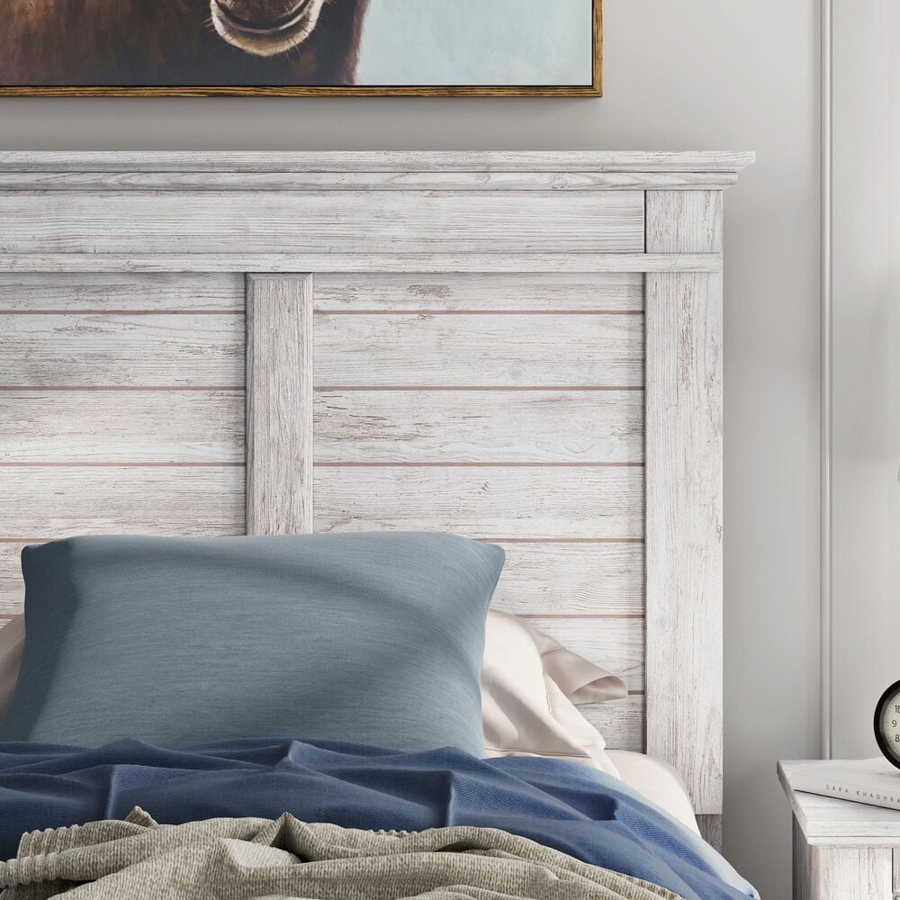 Ashley Makidern Twin Storage Bed with Five Drawers in Whitewash, , large