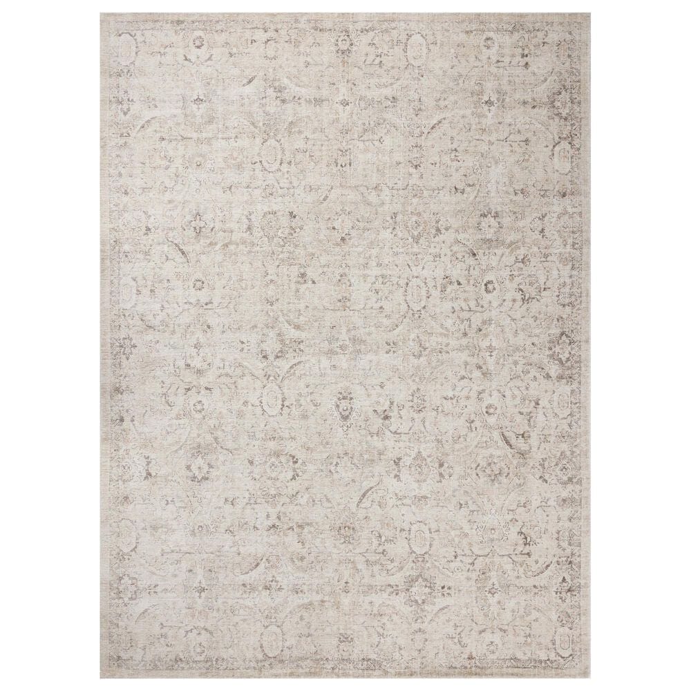 Loloi Marcella Cream and Pebble 11"6" x 15" Area Rug, , large