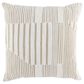 Classic Home RM Levi 22" x 22" Throw Pillow in Ivory and Natural, , large