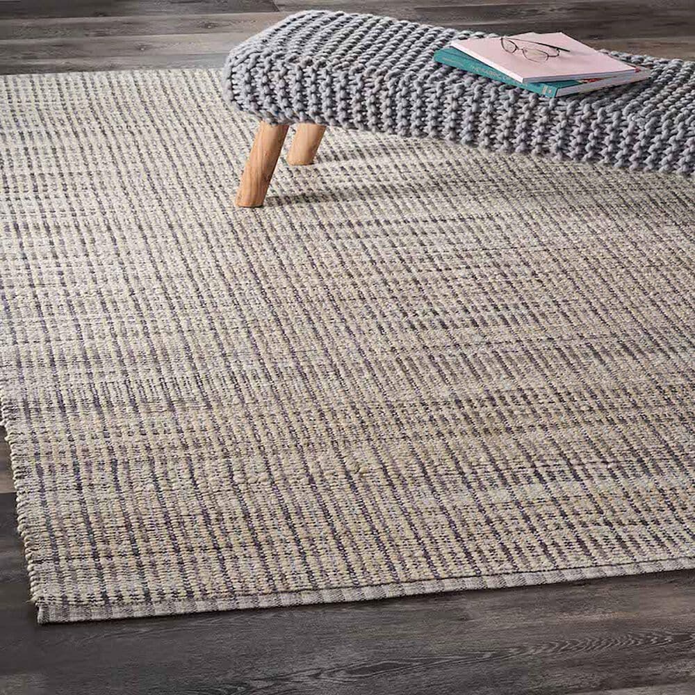 L&amp;R Resources Bleached Naturals 81434 5&#39; x 7&#39;9&quot; Bleach and Gray Area Rug, , large