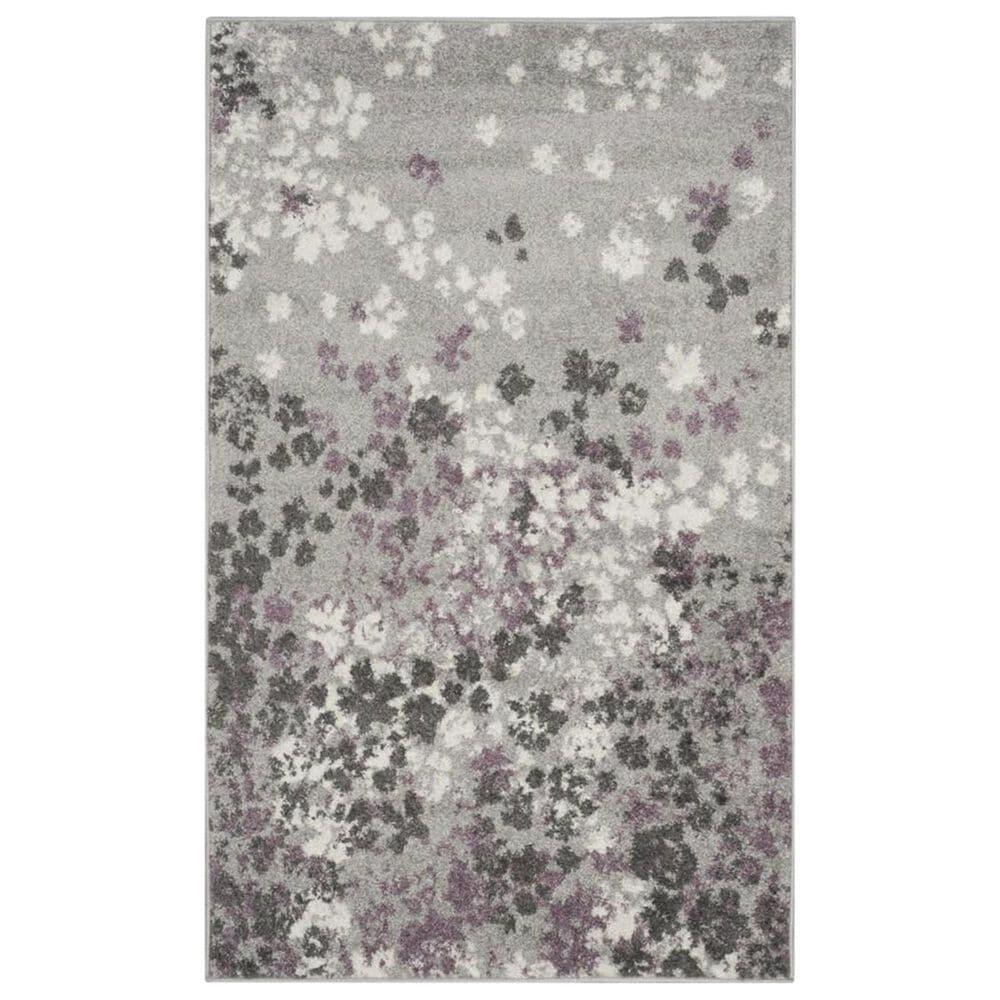 Safavieh Adirondack ADR115M 3" x 5" Light Grey and Purple Area Rug, , large