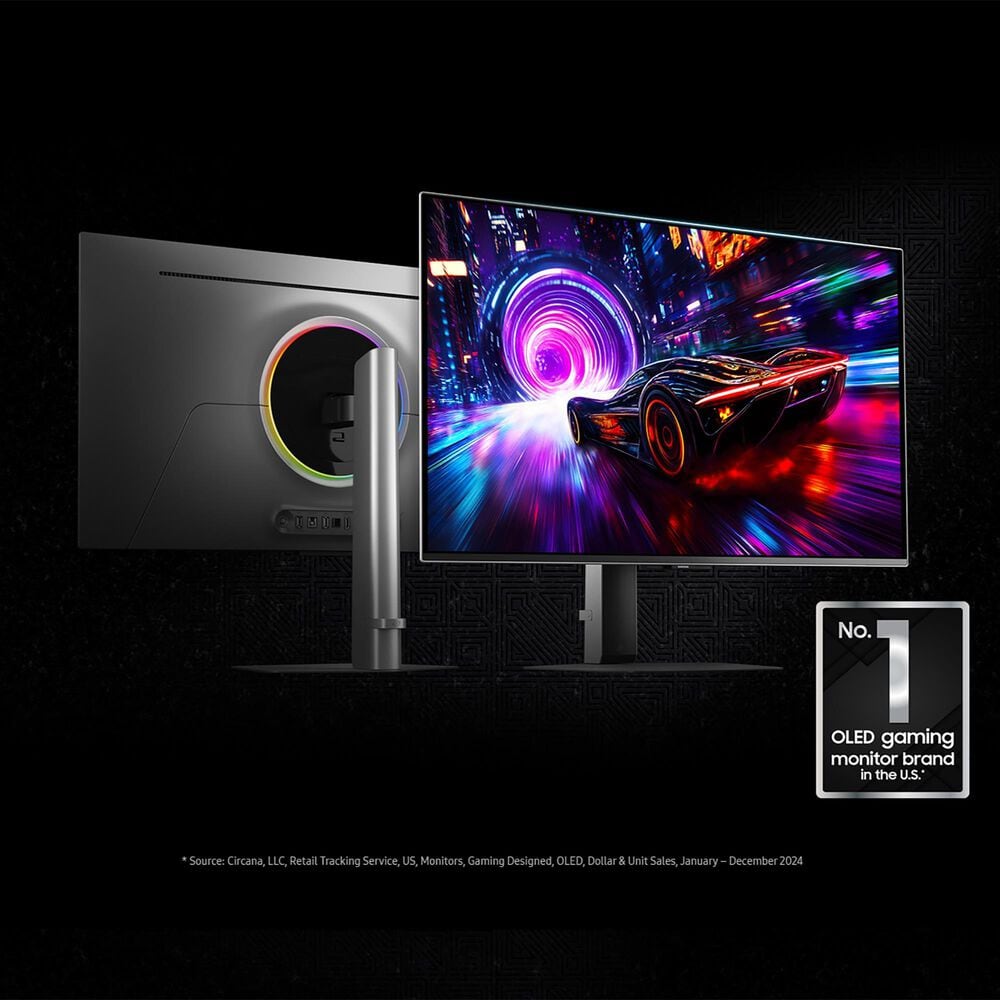 Samsung 32&quot; Odyssey OLED G8 G81SF UHD 4K 240Hz Gaming Monitor in Silver, , large