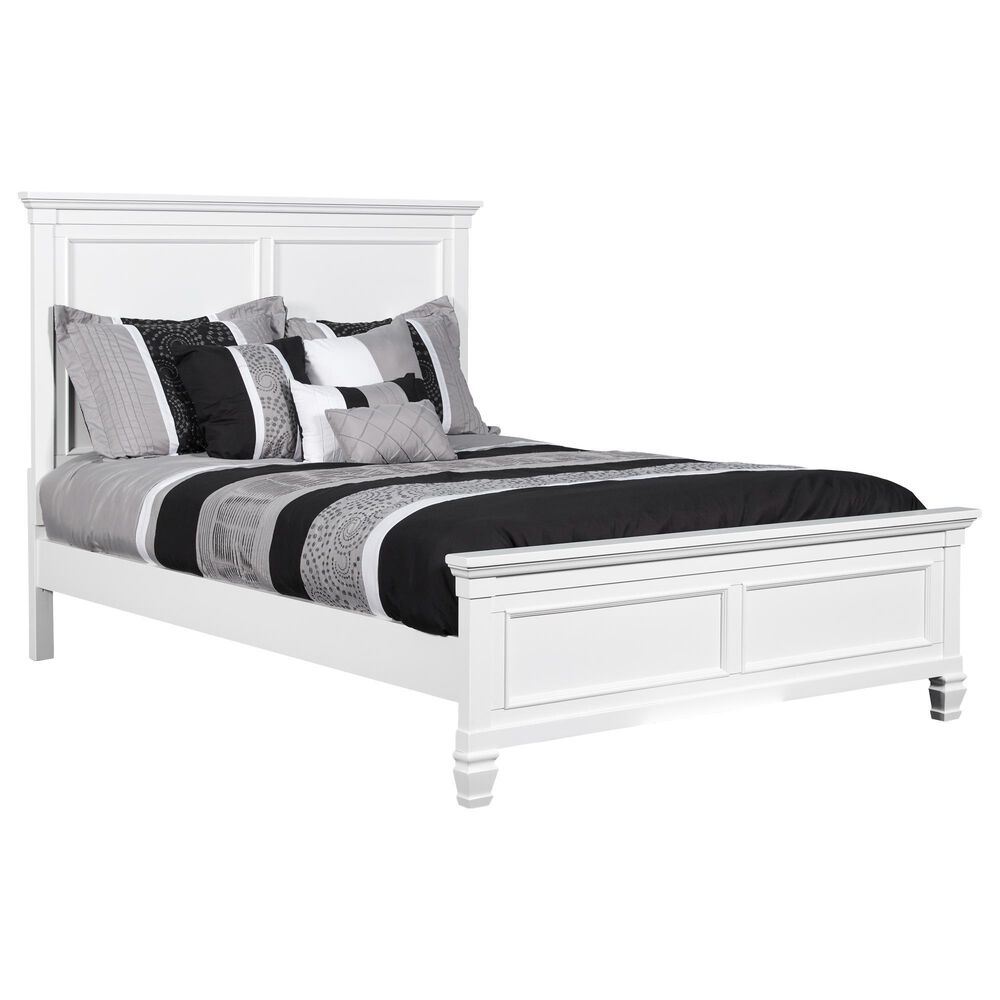 New Heritage Design Tamarack Full Panel Bed in White, , large