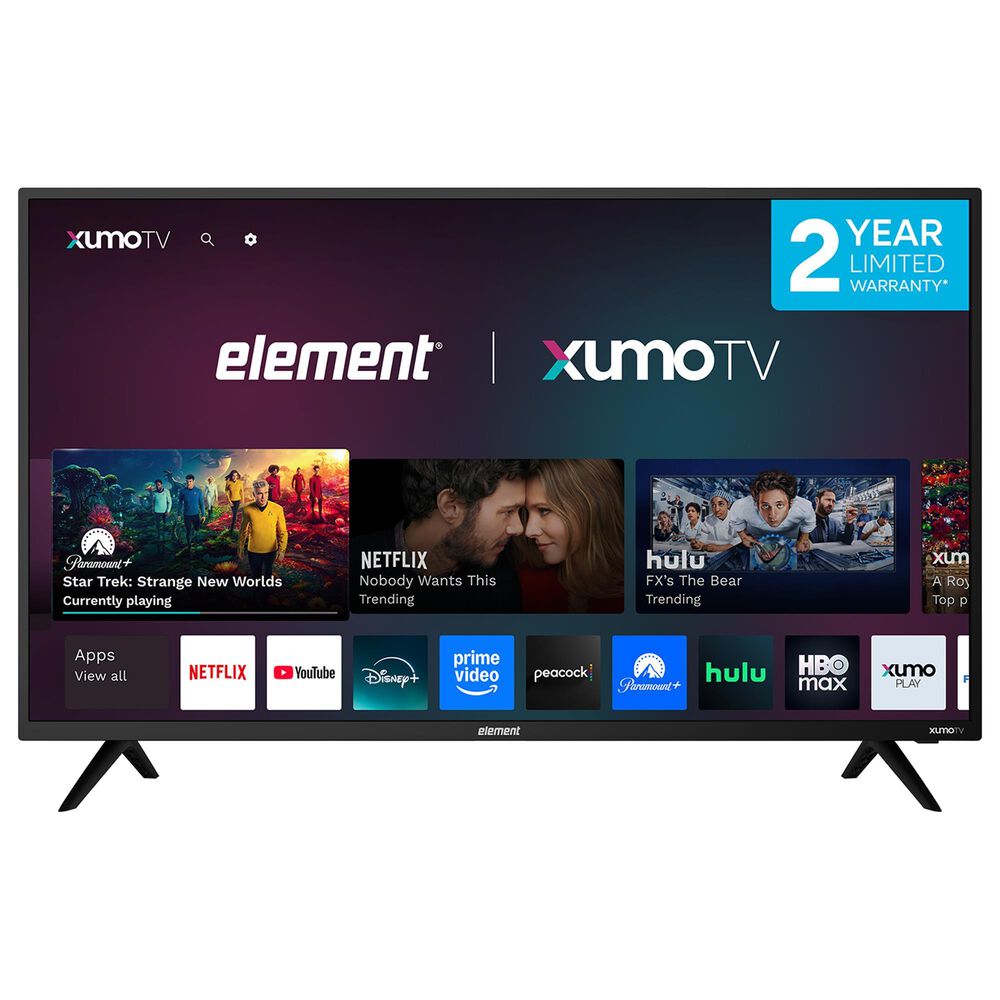 Element 40" Class Genesis Series 1080p HD - Smart Xumo TV with 2.0 Soundbar in Black, , large