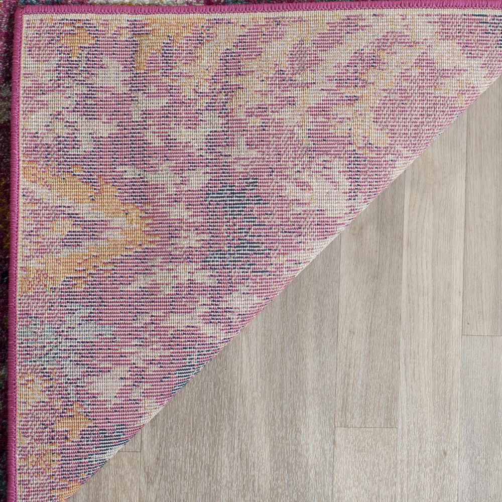Safavieh Madison MAD610M 2&#39;2&quot; x 12&#39; Fuchsia and Multi Runner, , large