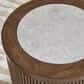 Ashley Hadonna Round End Table in Light Brown, , large