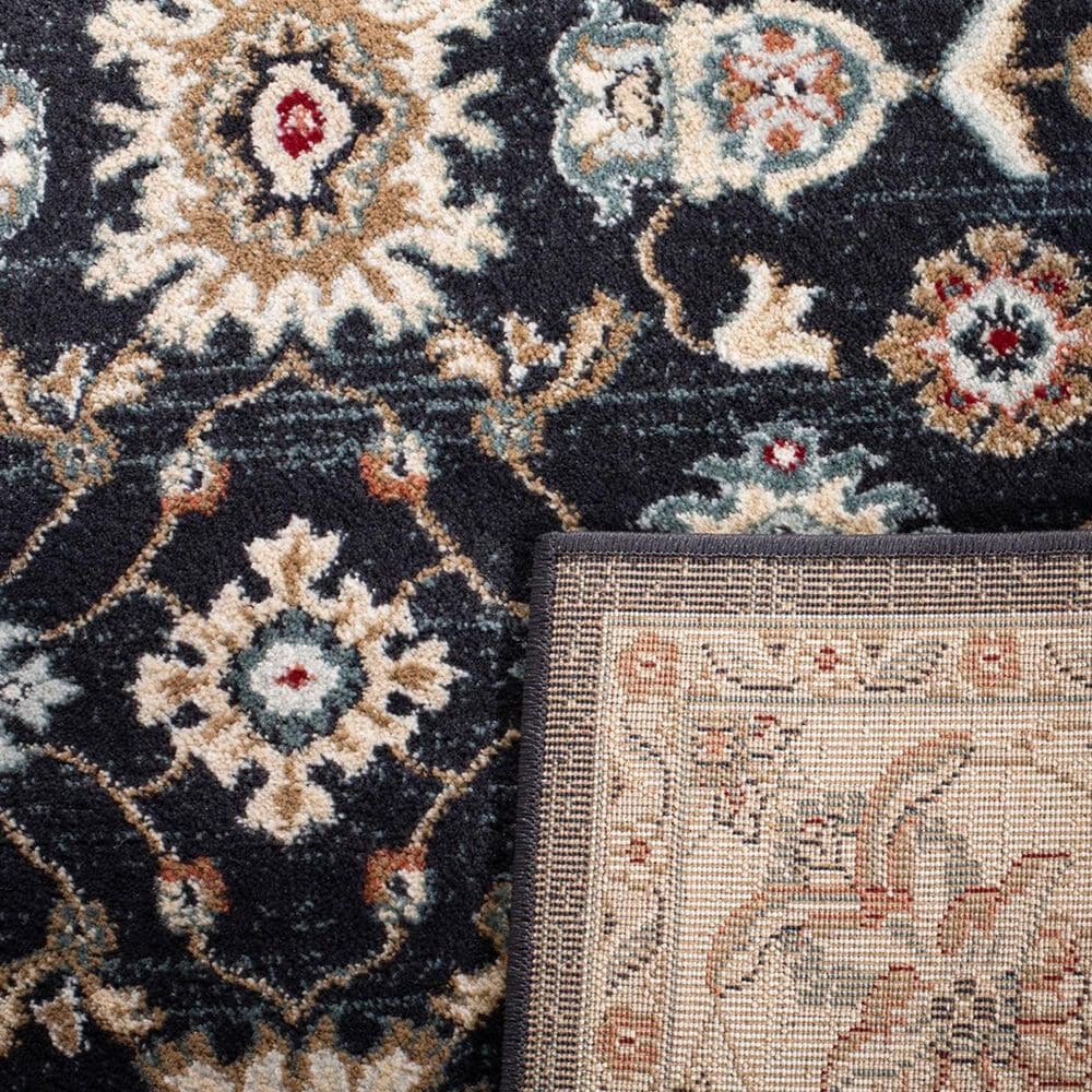 Safavieh Lyndhurst 9&#39; x 12&#39; Navy and Creme Area Rug, , large