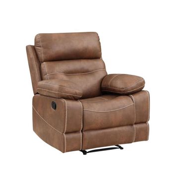 Steve Silver Rudger Manual Recliner in Brown, , large
