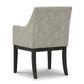 Millenium Burkhaus Arm Chair with Beige and Brown Cushion in Dark Brown, , large