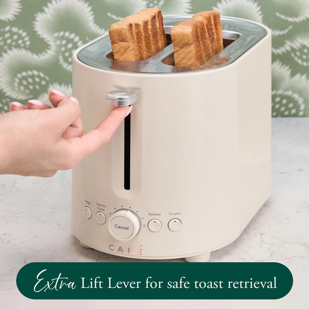 Cafe 2-Slice Express Toaster in Buttercream, , large