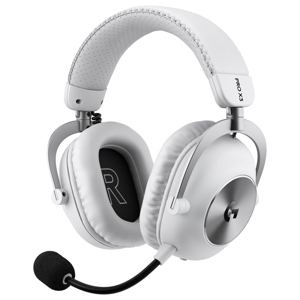Logitech Pro X3 Lightspeed Wireless Gaming Headset in White, , large