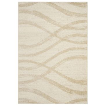Safavieh Adirondack ADR125W 5"1" x 7"6" Cream and Champagne Area Rug, , large
