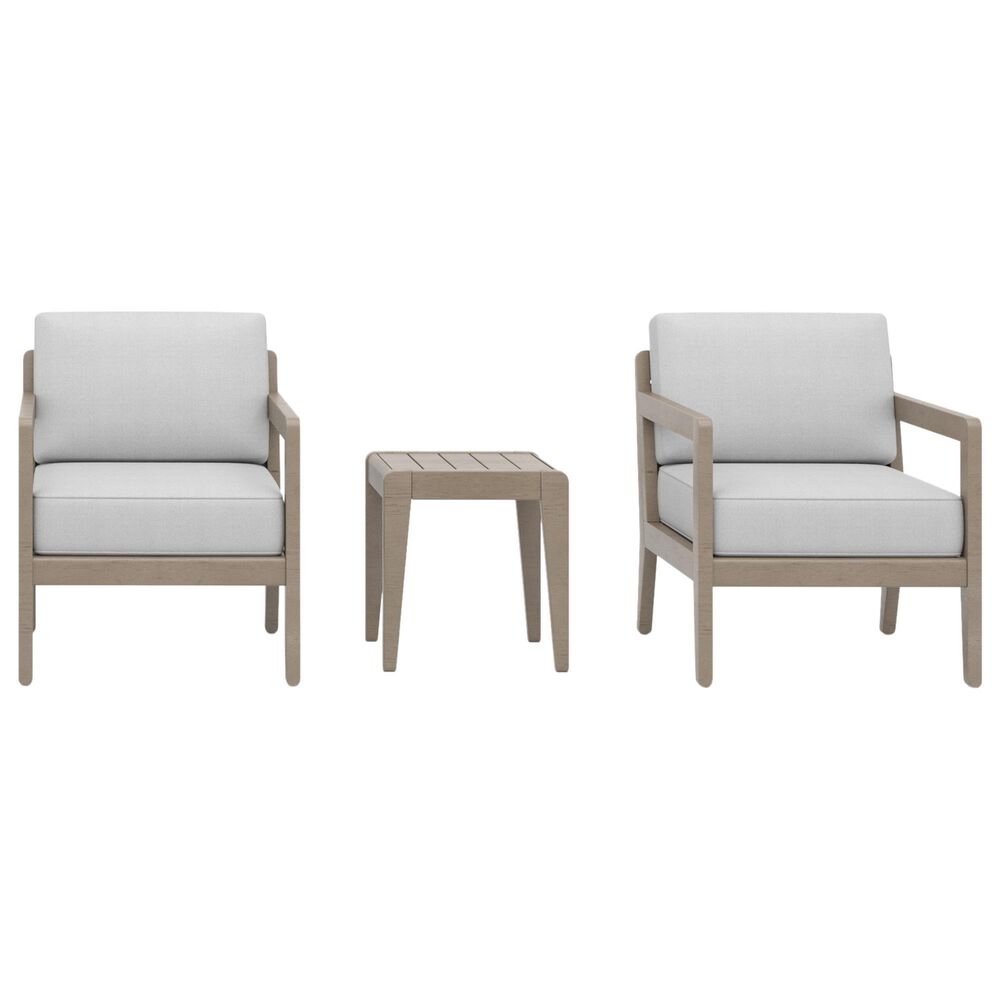 Homestyles Sustain 3-Piece Patio Conversation Set in Stain Brown, , large