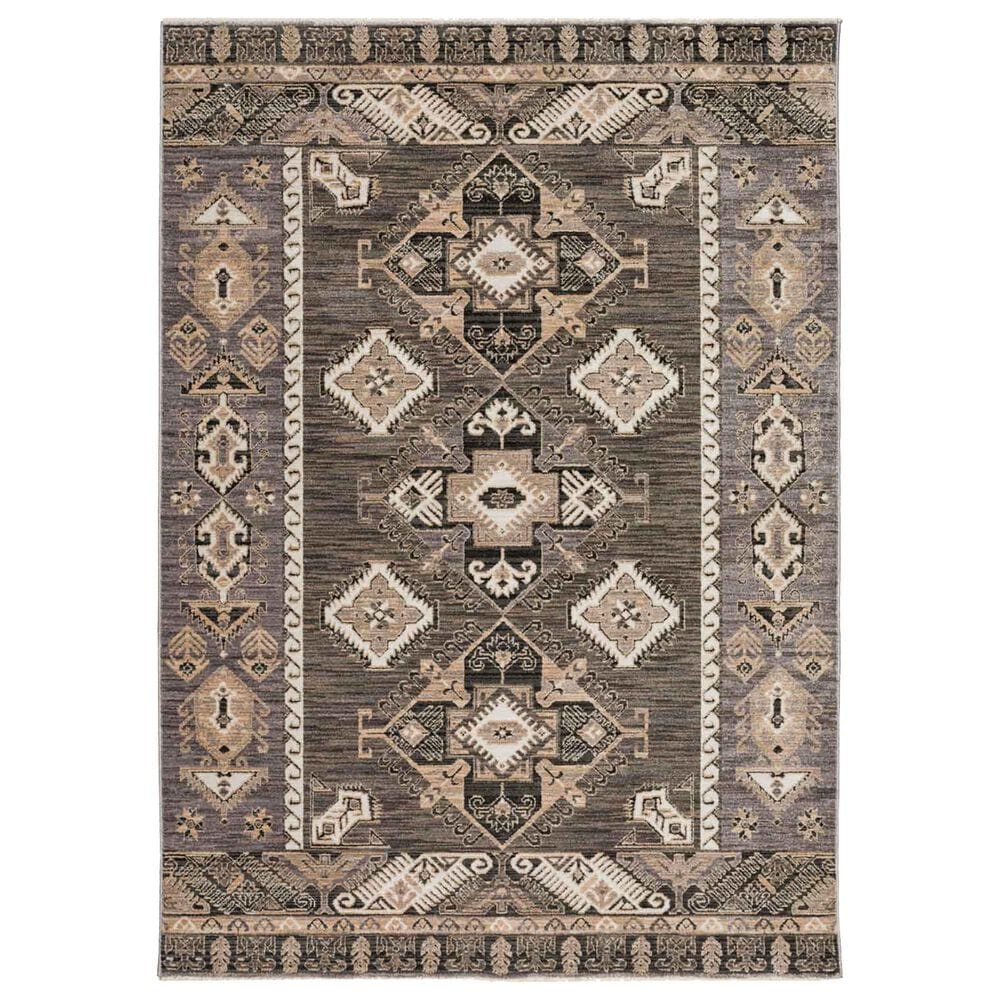 Dalyn Rug Company Odessa Southwestern 5" x 7"6" Pewter Area Rug, , large