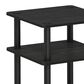 HOMLUX 3-Tier Side Table in Black, , large