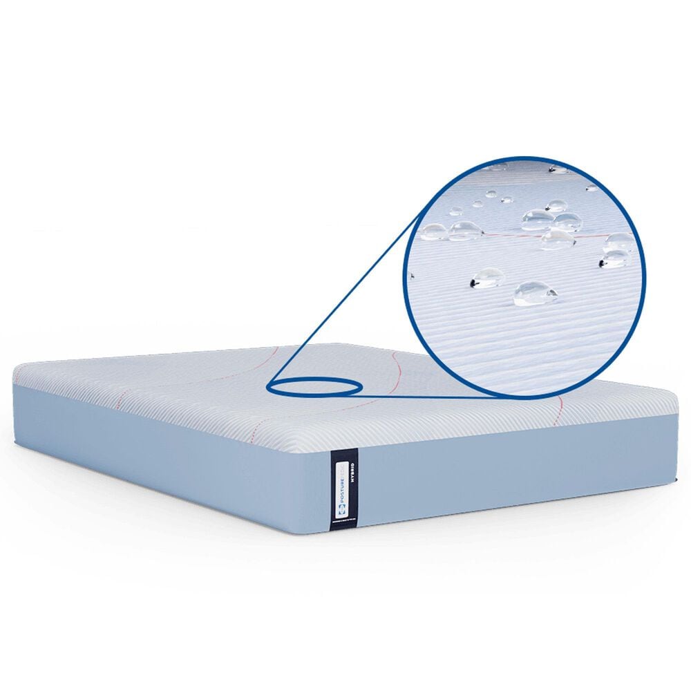 Sealy Posturepedic Kinney Medium Hybrid Queen Mattress with Ease 4.0 Adjustable Base, , large