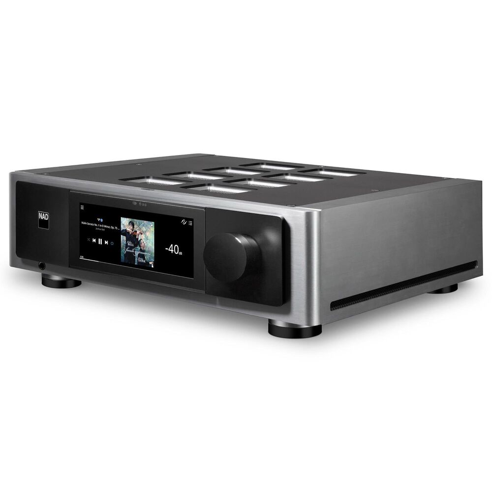 Lenbrook BluOS Streaming DAC-Preamplifier in Black and Silver, , large