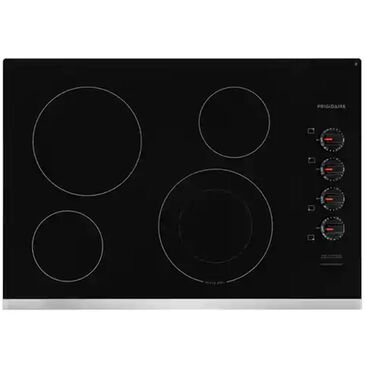 Frigidaire 30" Electric Ceramic Cooktop with Stainless Steel Trim, , large