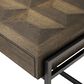 Eichholtz Gregorio Writing Desk in Bronze and Oak, , large