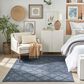 Nourison Easy Care 4" x 6" Navy Blue Indoor/Outdoor Area Rug, , large