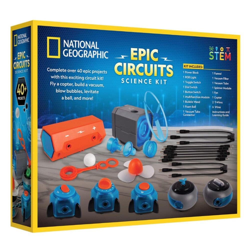 National Geographic Epic Circuits Science Kit, , large