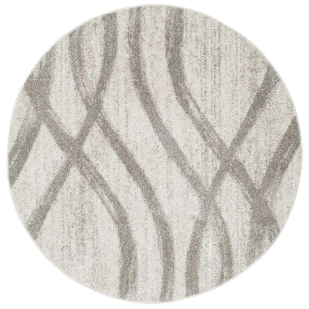 Safavieh Adirondack ADR125C 6&#39; Round Cream and Gray Area Rug, , large