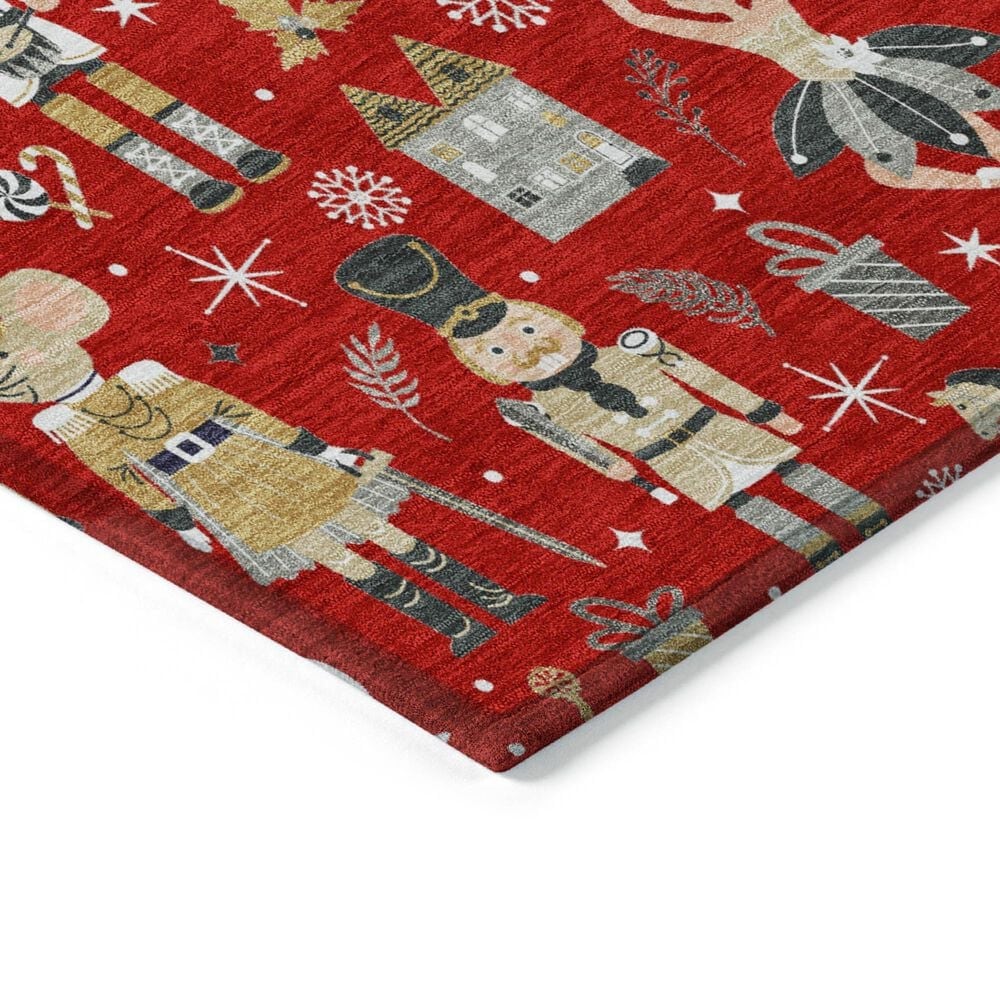 Dalyn Rug Company Wonderland WN35 Red 3&#39; x 5&#39; Area Rug, , large