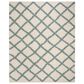 Safavieh Dallas Shag SGD258J-10 10" x 14" Ivory/Seafoam Area Rug, , large