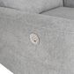 Linon Home Decor Colton Power Recliner in Grey, , large