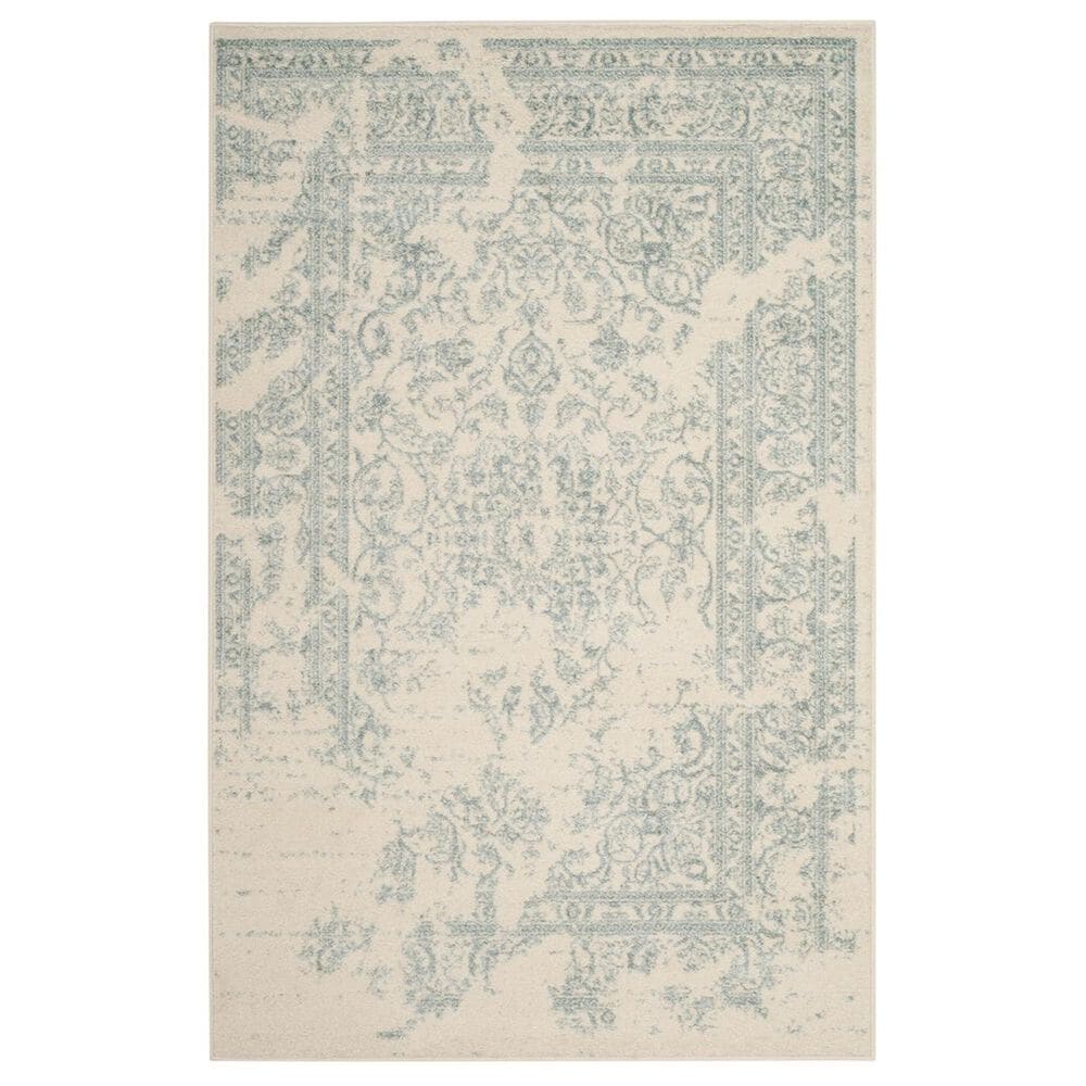 Safavieh Adirondack ADR101S-4 4" x 6" Ivory/Slate Area Rug, , large