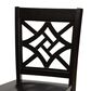 Baxton Studio Nicolette Counter Stool in Dark Brown (Set of 2), , large
