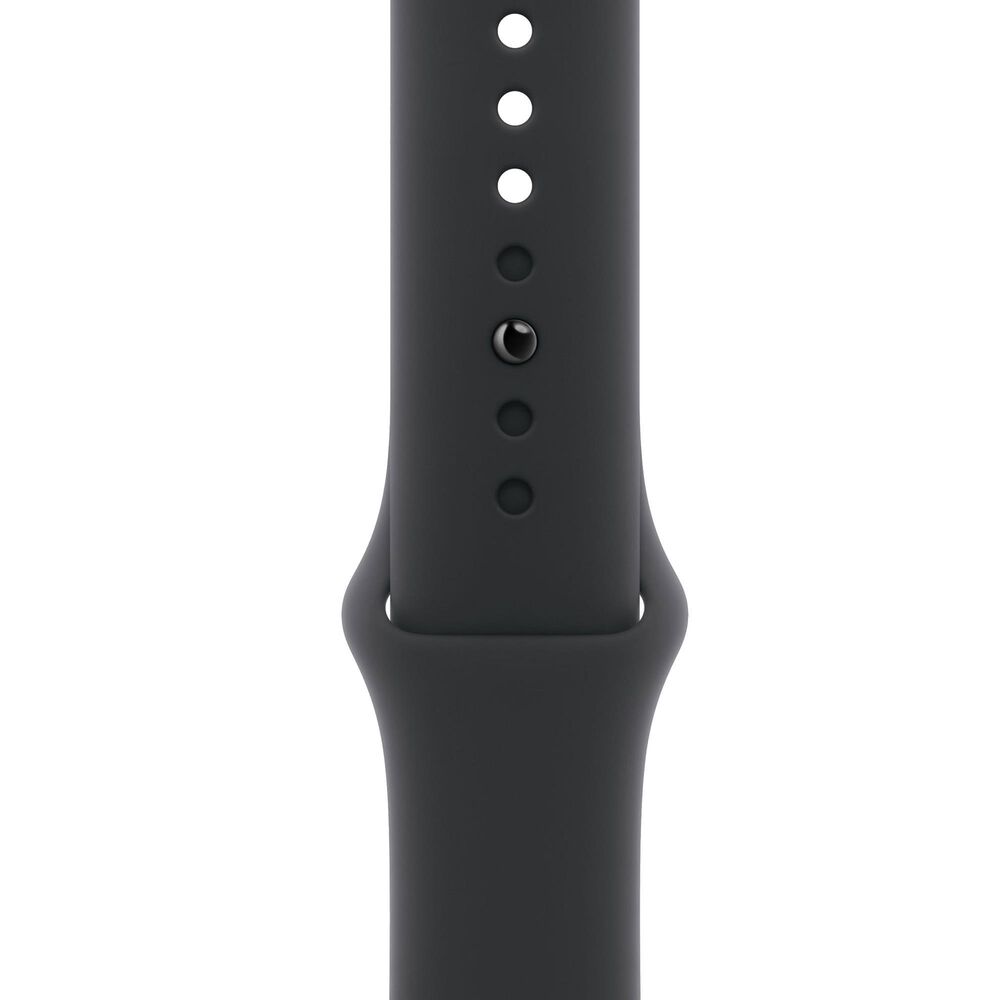 Apple Watch Series 10 GPS + Cellular 46mm Slate Titanium Case with Black Sport Band - S/M, , large